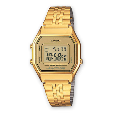 Unisex Watch Casio LA680WEGA-9ER Golden Gold (Ø 28 mm)