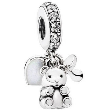 Woman's charm link Pandora BABY TEDDY BEAR