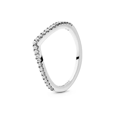 Ladies' Ring Pandora WISHBONE SILVER - SIZE 58