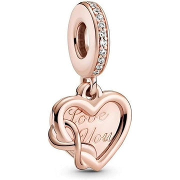 Woman's charm link Pandora LOVE YOU INFINITY HEART