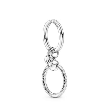 Woman's charm link Pandora CHARM KEY RING