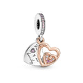 Woman's charm link Pandora ENTWINED INFINITE HEARTS