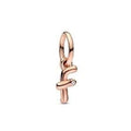 Woman's charm link Pandora LETTER F DANGLE