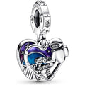 Woman's charm link Pandora WALL-E & EVE