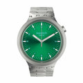 Montre Unisexe Swatch SB07S101G Vert Argenté