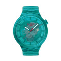 Men's Watch Swatch SB05L101 Green (Ø 47 mm)