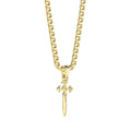 Men's Necklace Guess JUMN04024JWYGT-U Cross