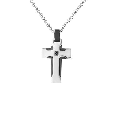 Men's Necklace Stroili 1664074 Cross