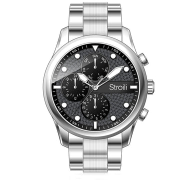 Reloj Hombre Stroili 1683278 Negro Plateado