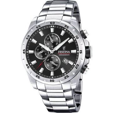 Reloj Hombre Festina F20463/4 Negro Plateado