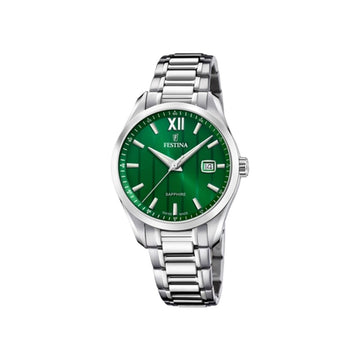 Men's Watch Festina F20026/3 Green Silver