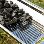 Stainless Steel Foldable Charcoal BBQ ExelQ InnovaGoods