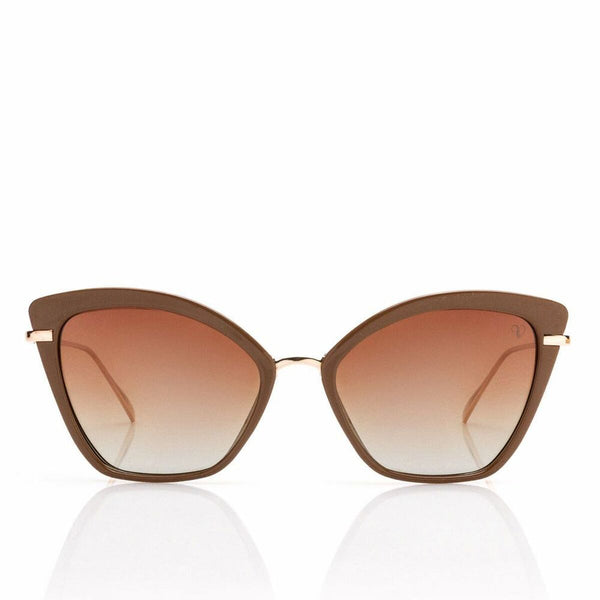 Sunglasses Catwalk Valeria Mazza Design Beige (60 mm)