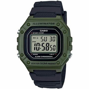 Men's Watch Casio W-218H-3AVEF Black Green