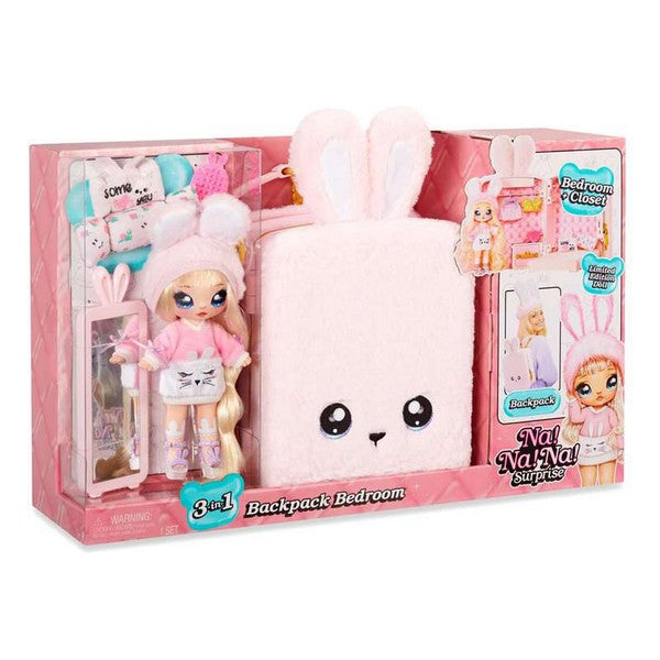 Playset Na! na! na! Surprise Backpack Bedroom 3-in-1 Rabbit Pink