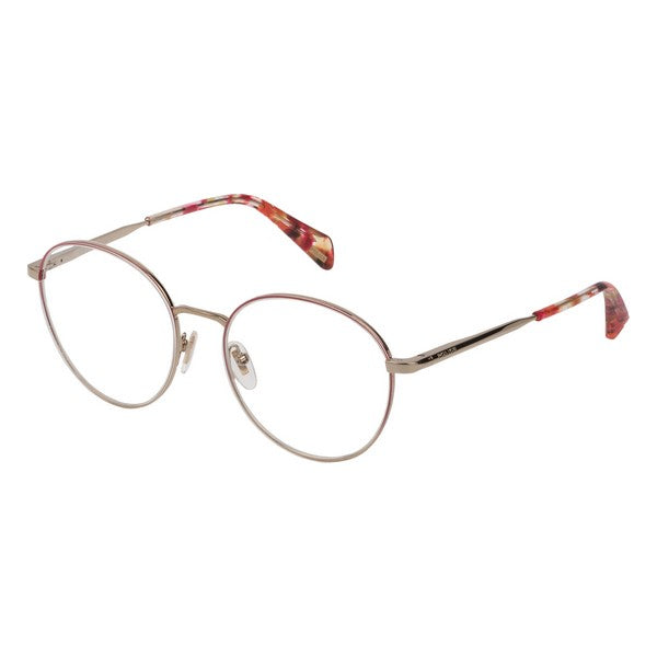 Ladies'Spectacle frame Police VPL83802A8 Golden (ø 53 mm)