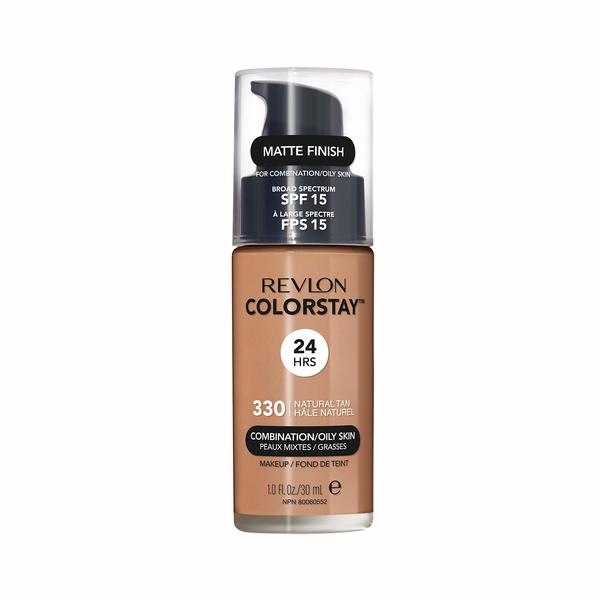 Fluid Foundation Make-up Colorstay Revlon 330-natural tan (30 ml) (Refurbished A+)