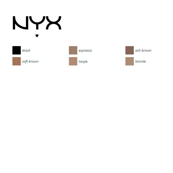 Maquillaje para Cejas Precisión NYX (0,13 g)