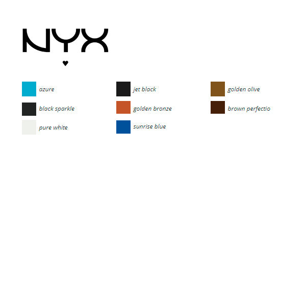 Eyeliner Slide On NYX Waterproof (1,2 g)