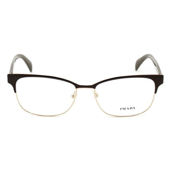 Ladies'Spectacle frame Prada PR65V-DH0101 Brown (ø 55 mm)