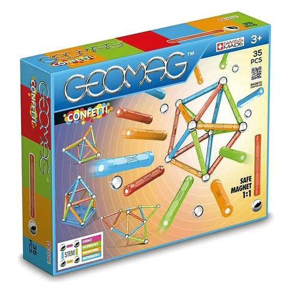 Construction set Geomag Confetti (35 pcs)