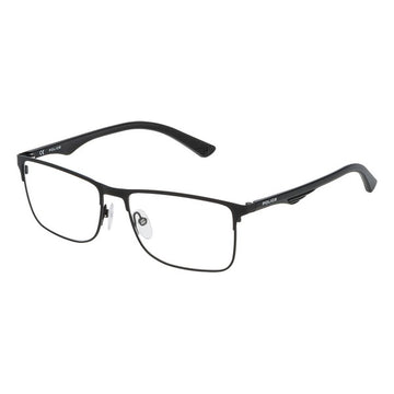 Men'Spectacle frame Police VPL428540531 Black (ø 54 mm)