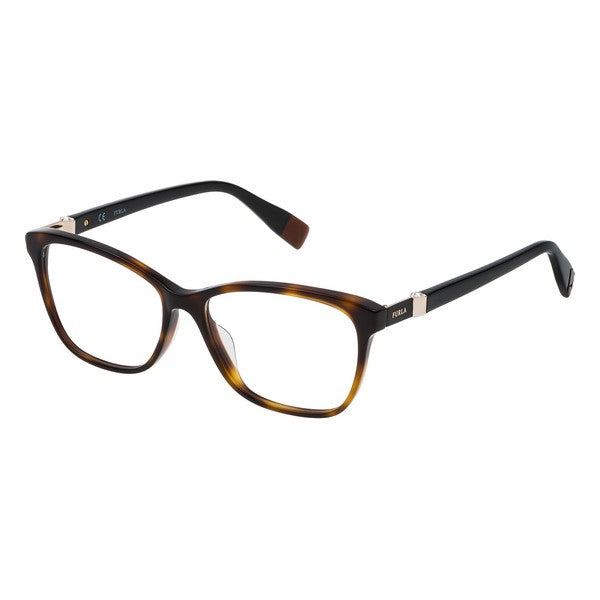 Montura de Gafas Mujer Furla VFU091S530722 Habana Oscuro (ø 53 mm)