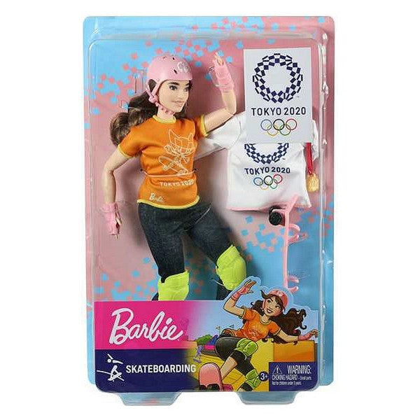 Doll Barbie Skateboarder Mattel