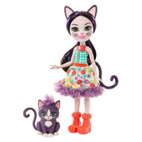 Muñeca Enchantimals Ciesta Gato Mattel (15 cm)