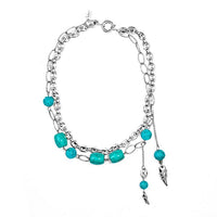 Ladies'Necklace Folli Follie 2N9F028T (30 cm)