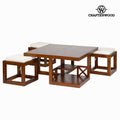 Centre Table Mindi wood (90 x 90 x 45 cm) - Chocolate Collection by Craftenwood