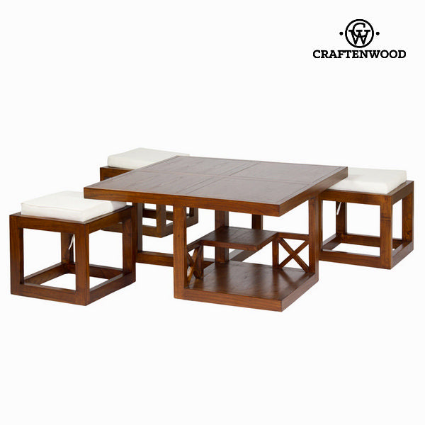 Centre Table Mindi wood (90 x 90 x 45 cm) - Chocolate Collection by Craftenwood