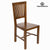 Dining Chair Mindi wood (45 x 44 x 95 cm) - Chocolate Collection by Craftenwood