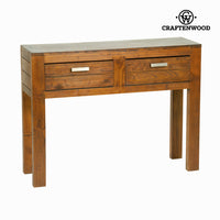 Hall Table with 2 Drawers Ohio Mindi wood (100 x 30 x 76 cm) - Be Yourself Collection by Craftenwood