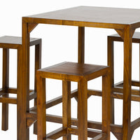 High table with 4 stools - Franklin Collection by Craftenwood