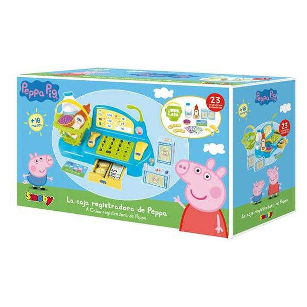 Toy Cash Register Peppa Pig Simba Plastic (23 pcs)