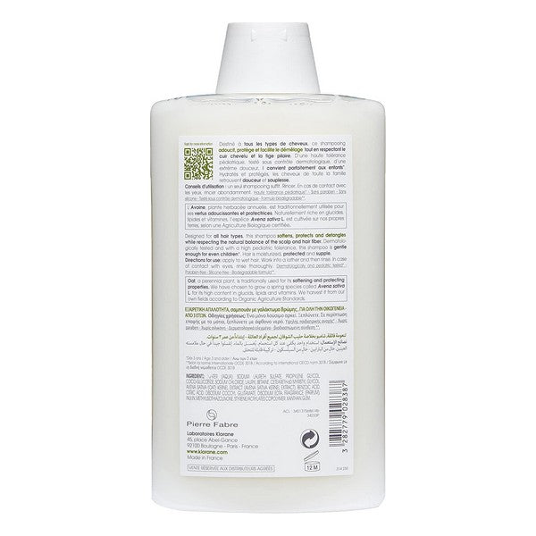 Moisturizing Shampoo Ultra-Gentle Klorane Oatmeal (400 ml)