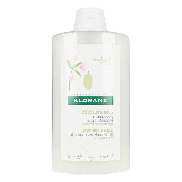 Moisturizing Shampoo Softness & Hold Klorane Almond (400 ml)