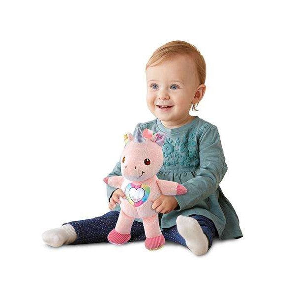 Soft toy with sounds Unicorn Vtech (ES) (20 x 28 x 12 cm)