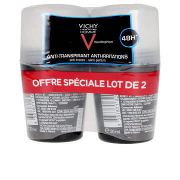 Roll-On Deodorant Vichy 00657 (50 ml x 2) Antiperspirant