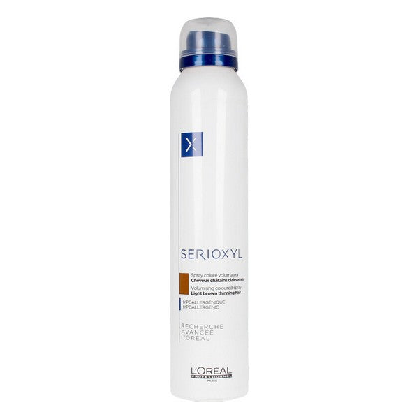 Volumising Spray with Colour Serioxyl L'Oreal Expert Professionnel Light Brown (200 ml)