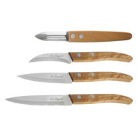 Set de Cuchillos Amefa Bosque Madera (4 pcs)