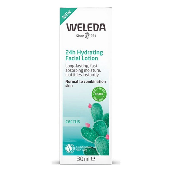 Moisturizing Facial Lotion Cactus Opuntia 24h Weleda (30 ml)