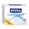 Soap Set Creme Soft Nivea (3 pcs)