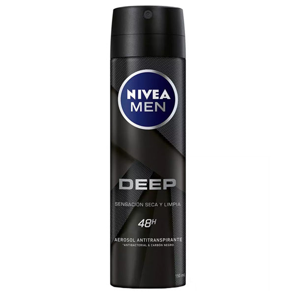 Desodorante en Spray Men Deep Black Carbon Nivea (150 ml)