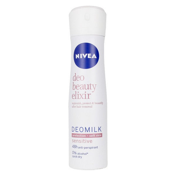 Spray Deodorant Milk Beauty Elixir Sensitive Nivea (150 ml)