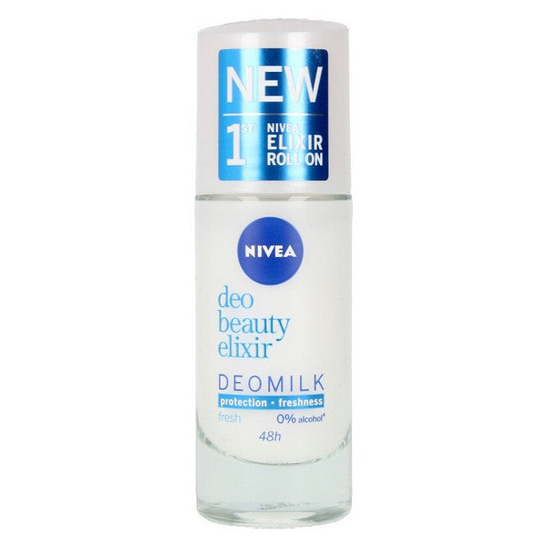 Roll-On Deodorant Milk Beauty Elixir Nivea (40 ml)