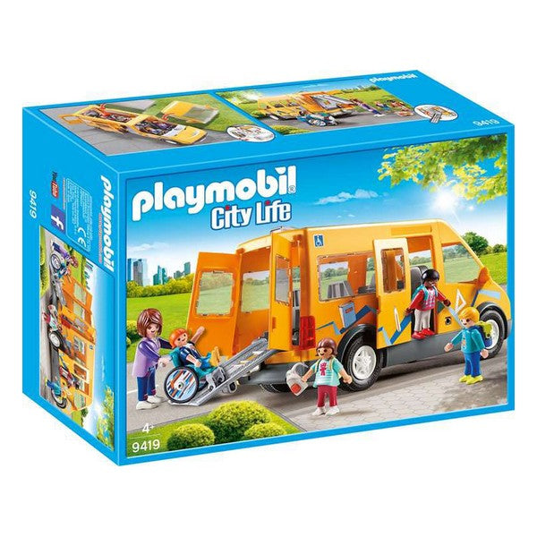 Autobús City Life Escuela Playmobil 9419 (13 uds)