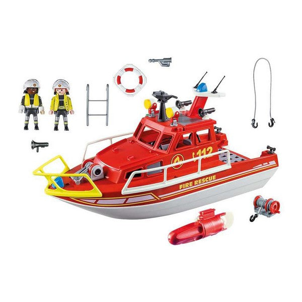 Playset City Action Rescue Boat Playmobil (70 pcs)