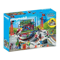 Playset City Action Skate Park Playmobil 70168 (68 pcs)